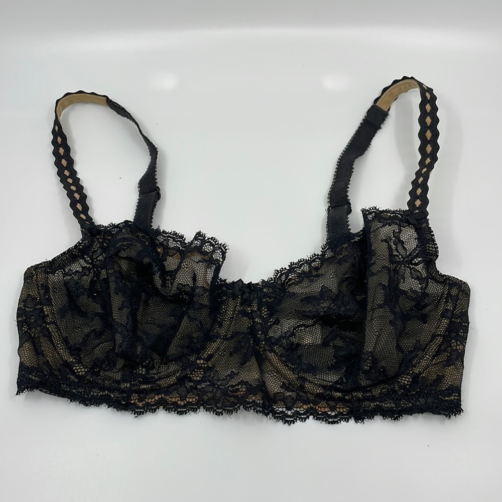 Felina black lace underwire bra